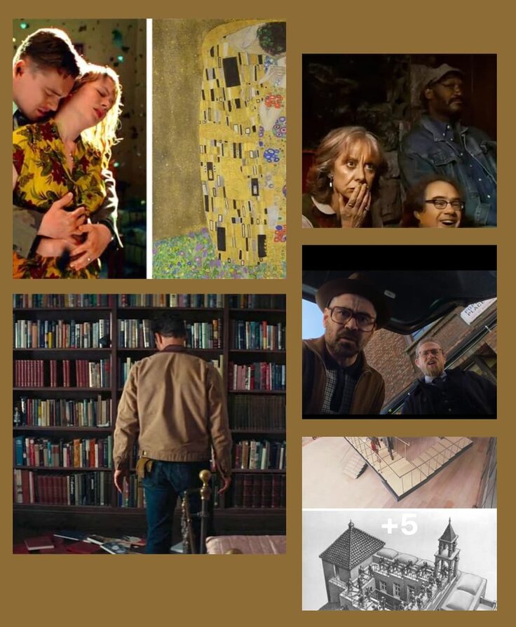 A collage of films